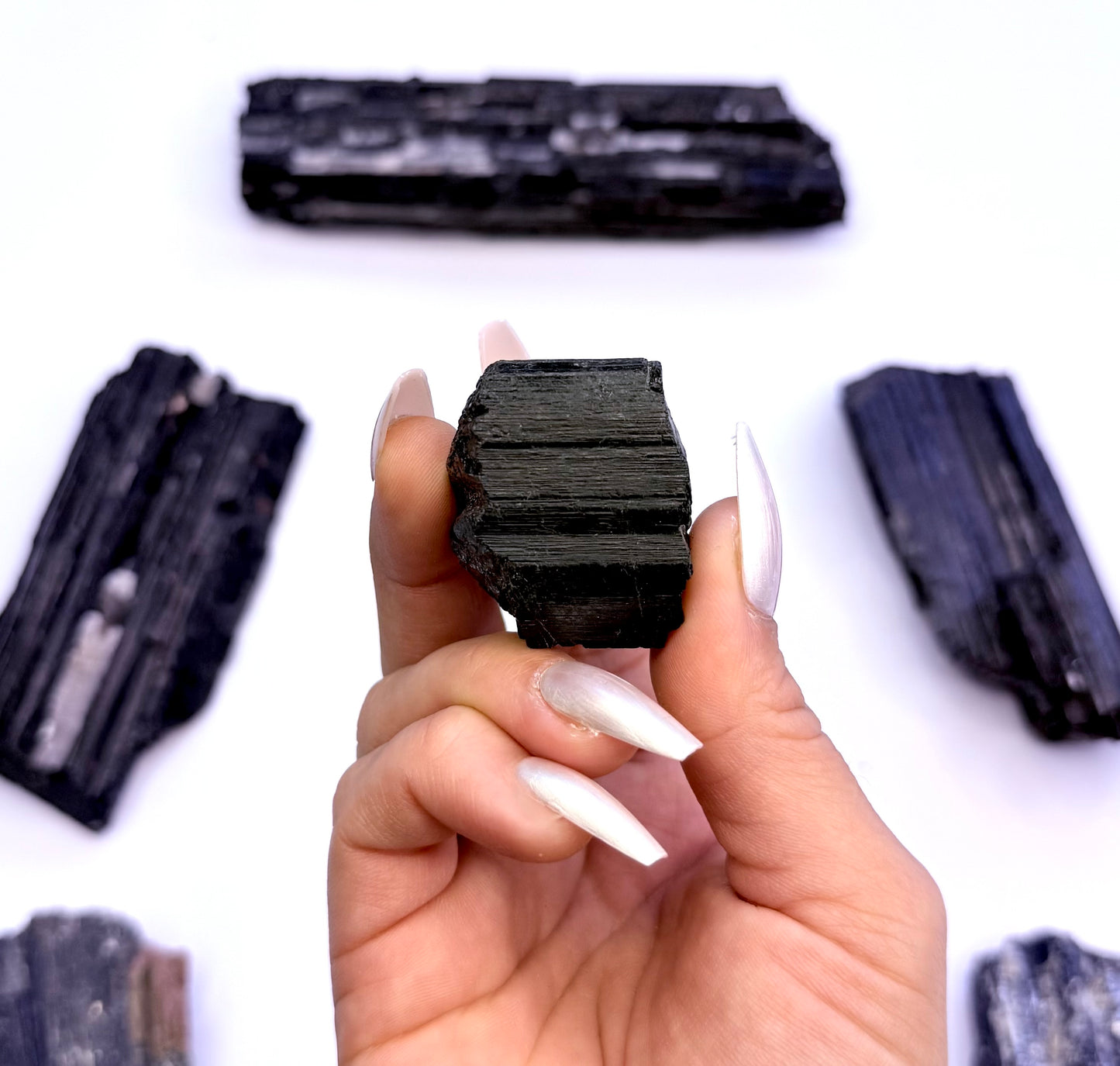 Black Tourmaline Raw 68g #16