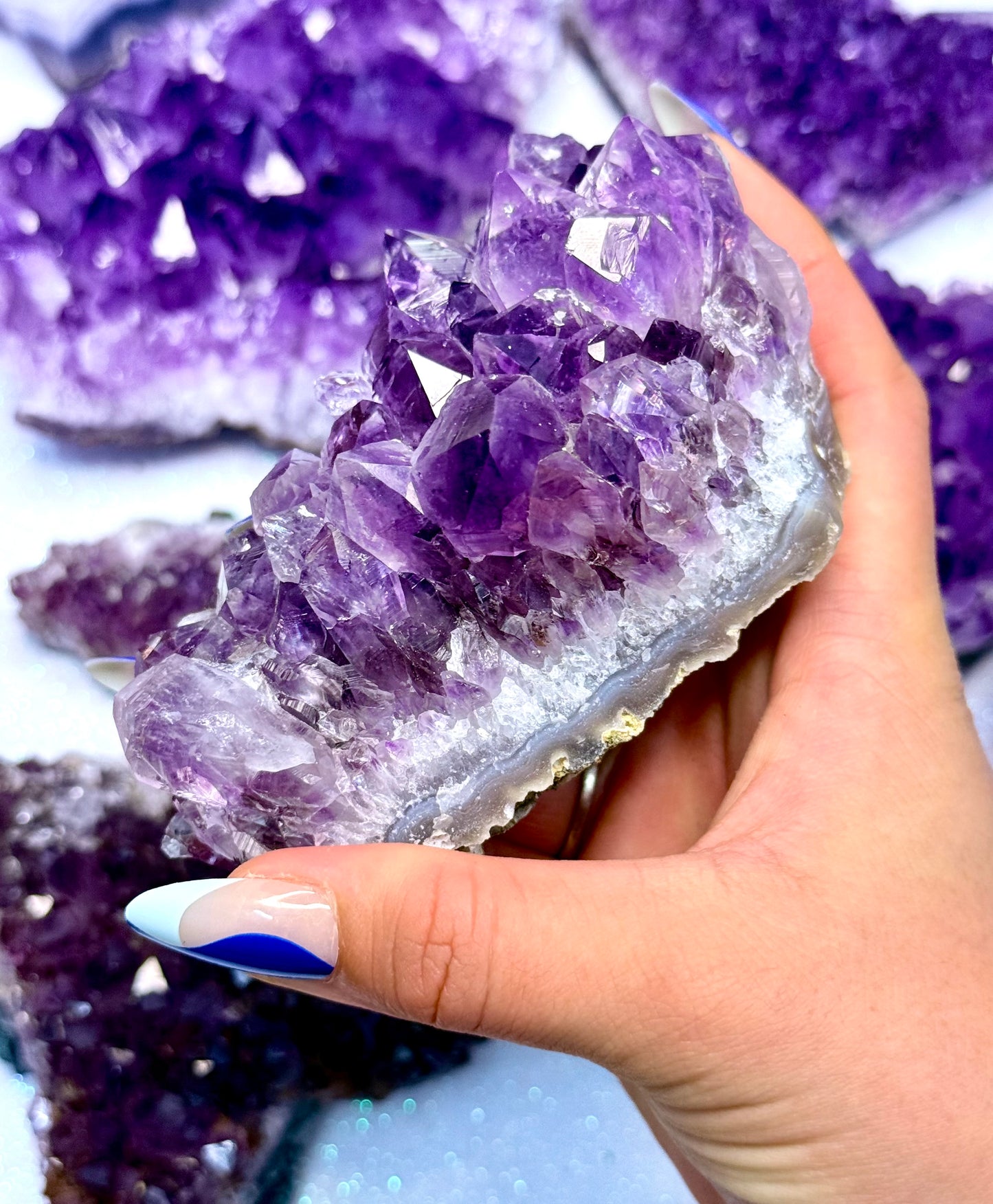 Amethyst Purple Cluster ‘Abigail’ 392g
