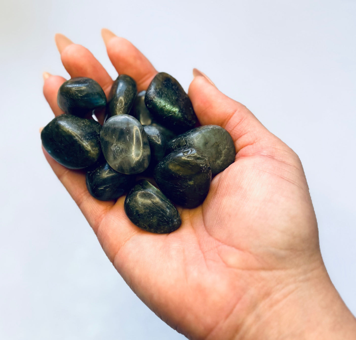 Labradorite Tumble Stone Large Low Flash