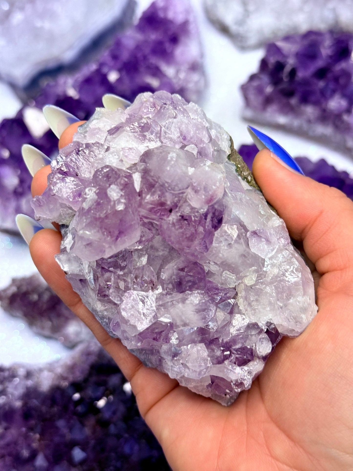 Amethyst Lavender Cluster ‘Astrid’ 287g
