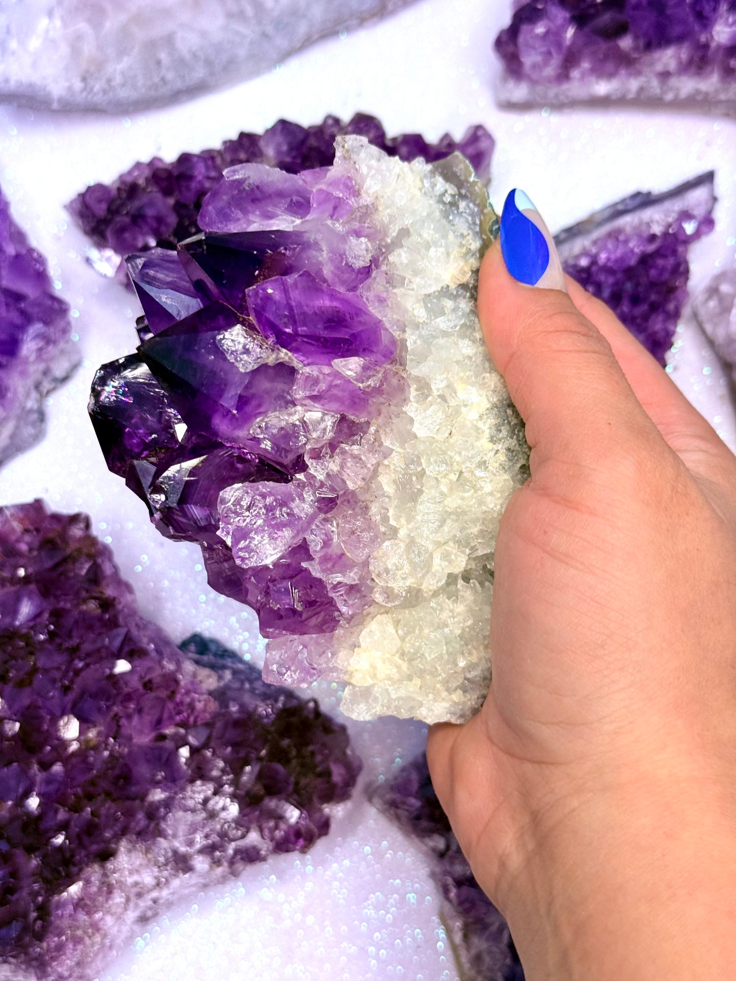 Amethyst Purple Cluster ‘Amelia’ 488g