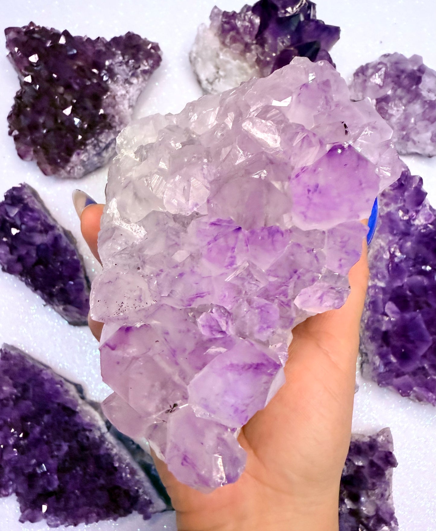Amethyst Lavender Cluster ‘Azalea’ 1.133kg