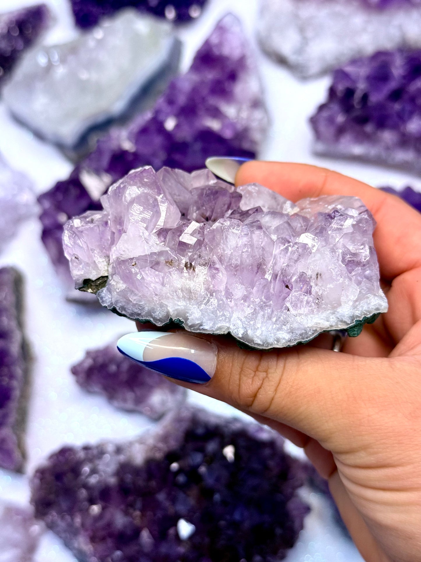 Amethyst Lavender Cluster ‘Astrid’ 287g