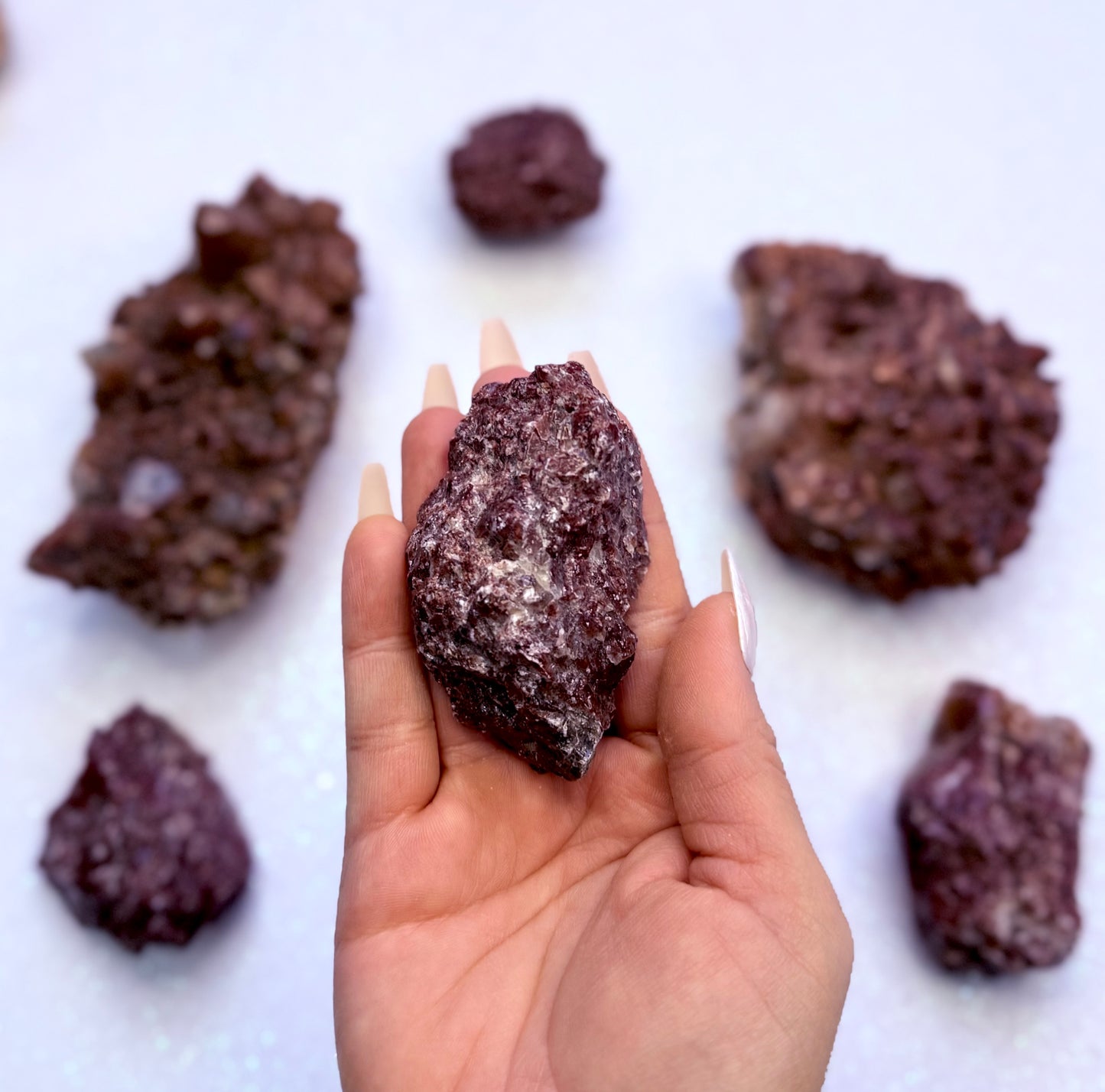 Red Calcite Raw From Mexico 82g #5