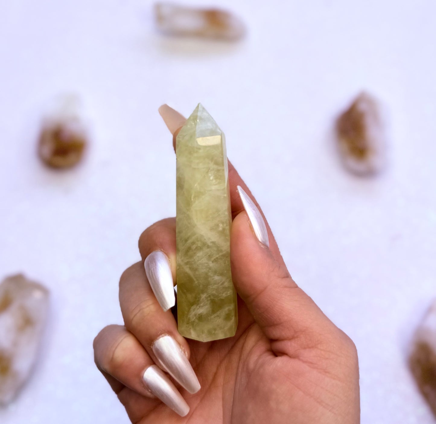Citrine point generator tower crystal for wealth prosperity abundance luck business entrepreneurs cashflow money business owners