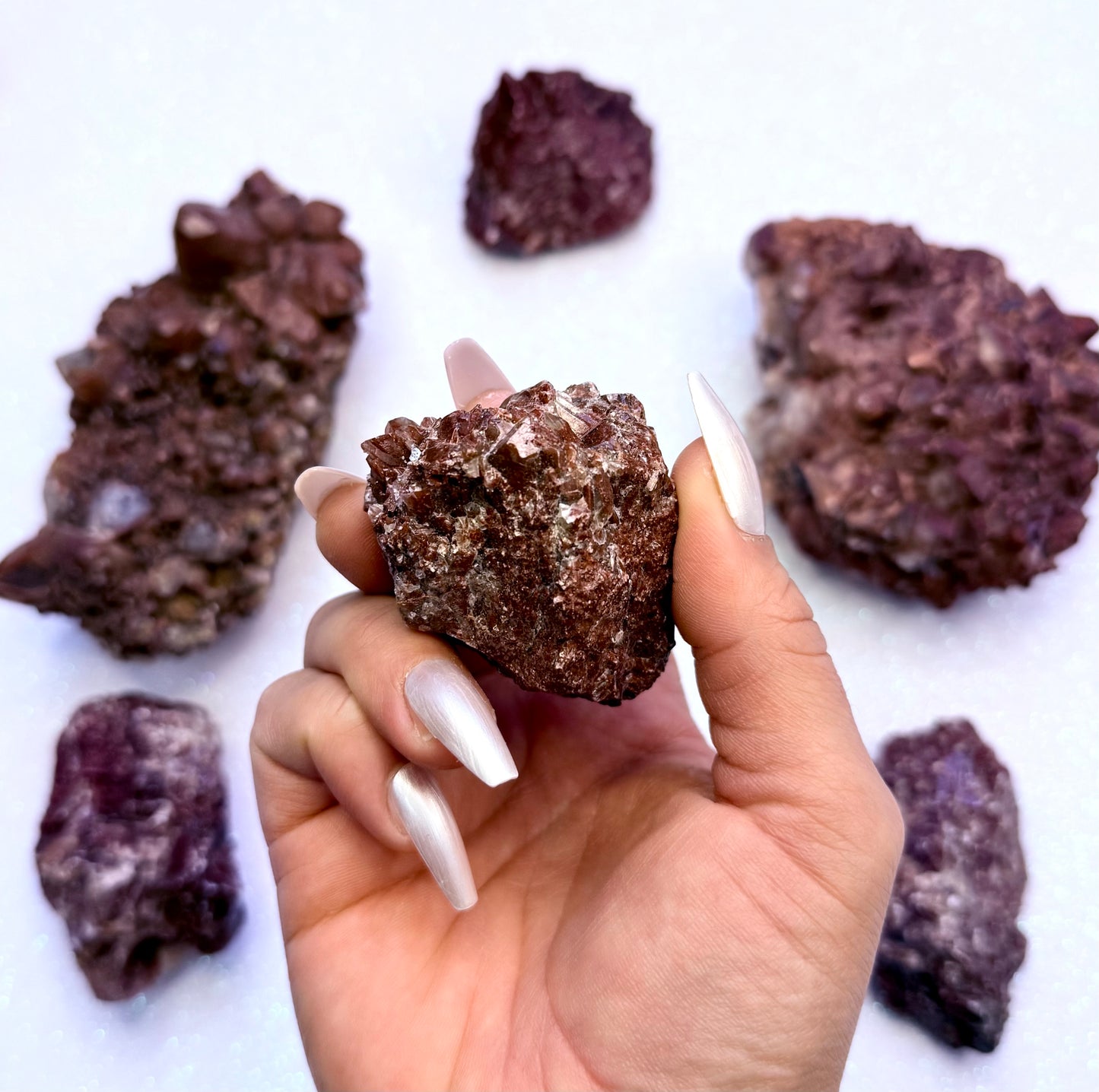 Red Calcite Raw From Mexico 88g #3
