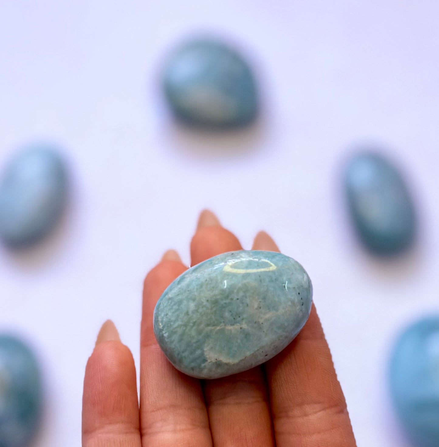 Amazonite Mini Palm Stone #8 28g