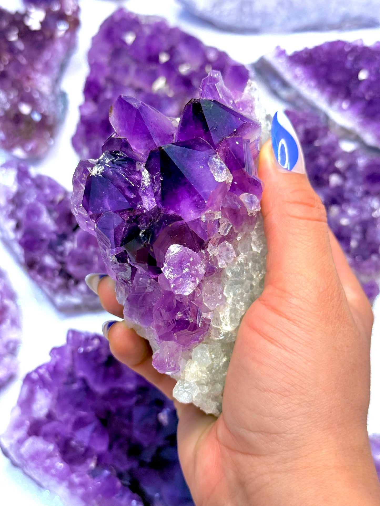 Amethyst Purple Cluster ‘Amelia’ 488g