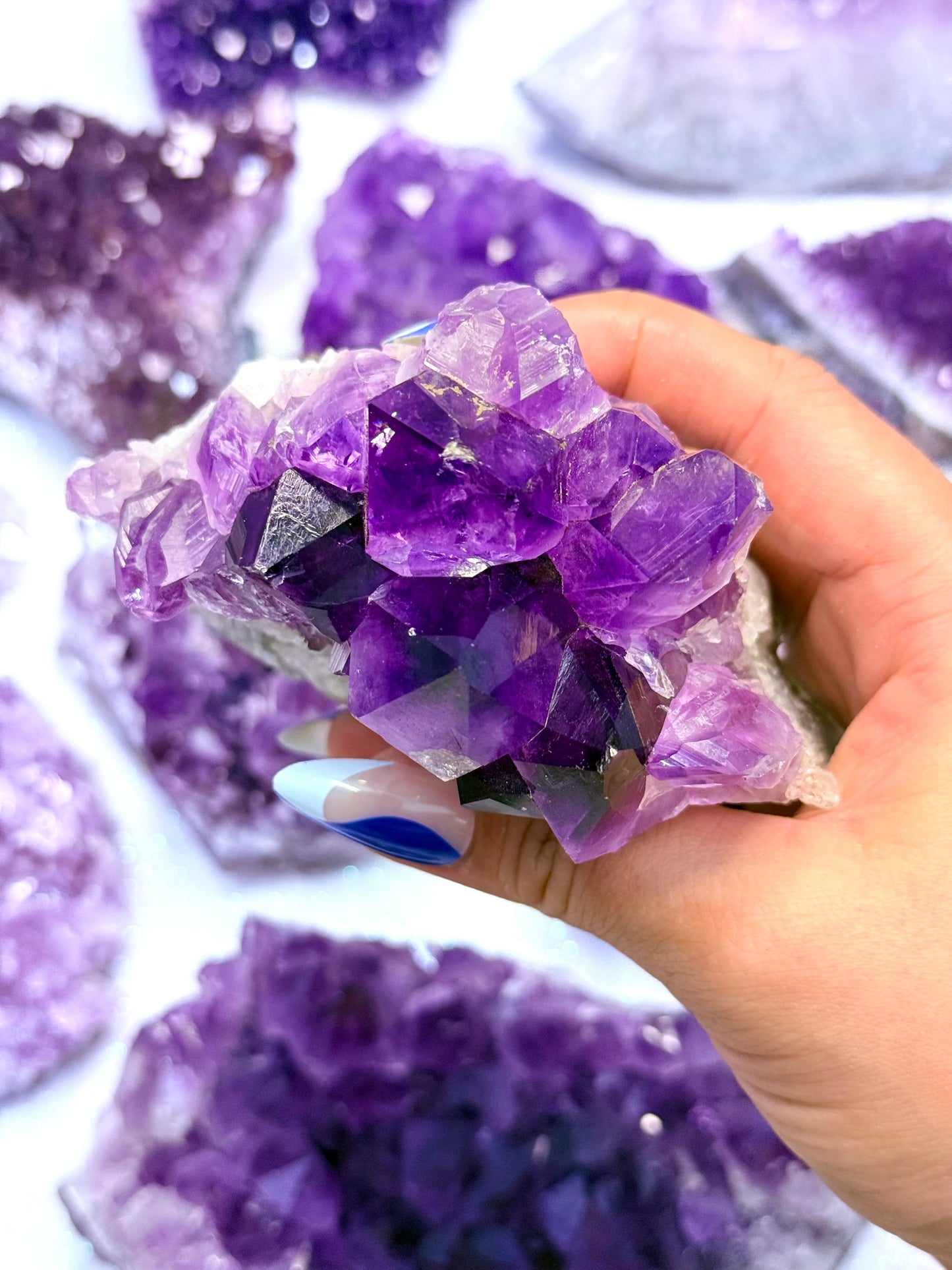 Amethyst Purple Cluster ‘Amelia’ 488g