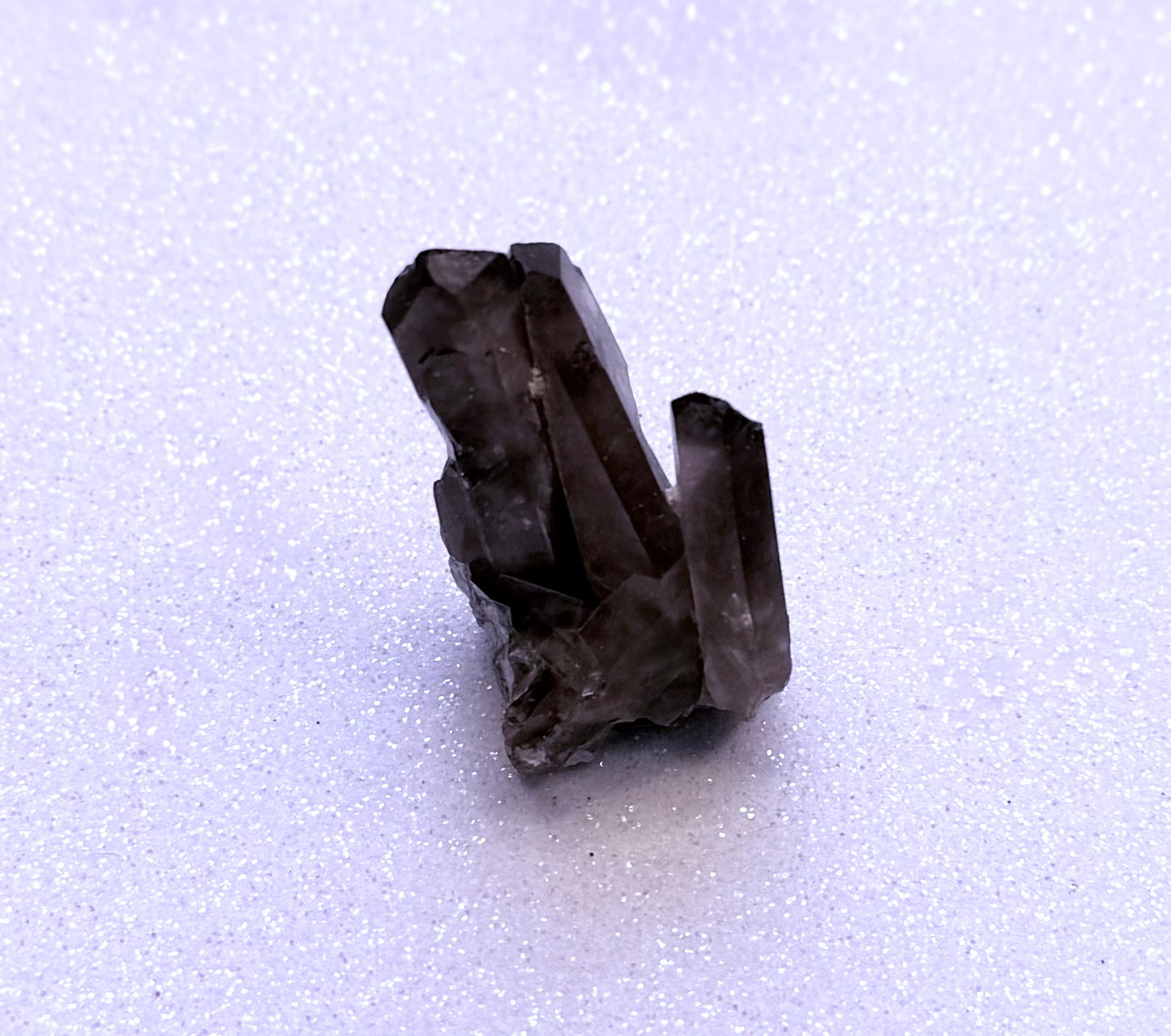Smoky Quartz Raw Point Generator Standing Tower 35g #4