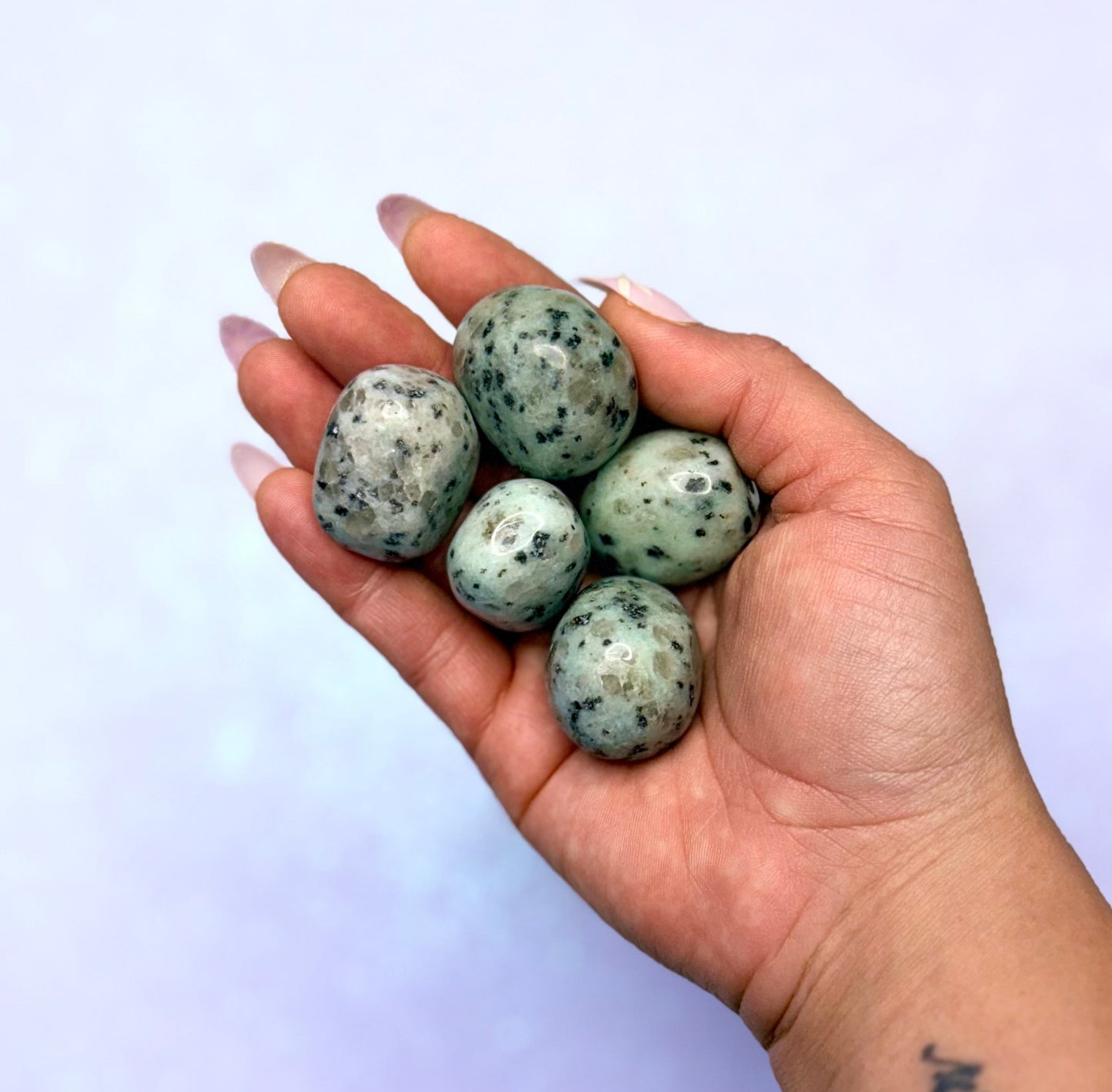 Kiwi Jasper Tumble Stone - Large Size
