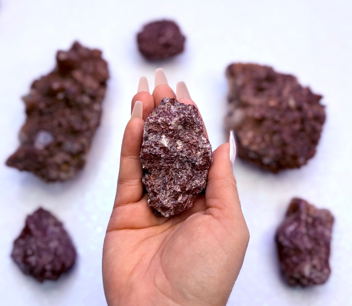 Red Calcite Raw From Mexico 82g #5