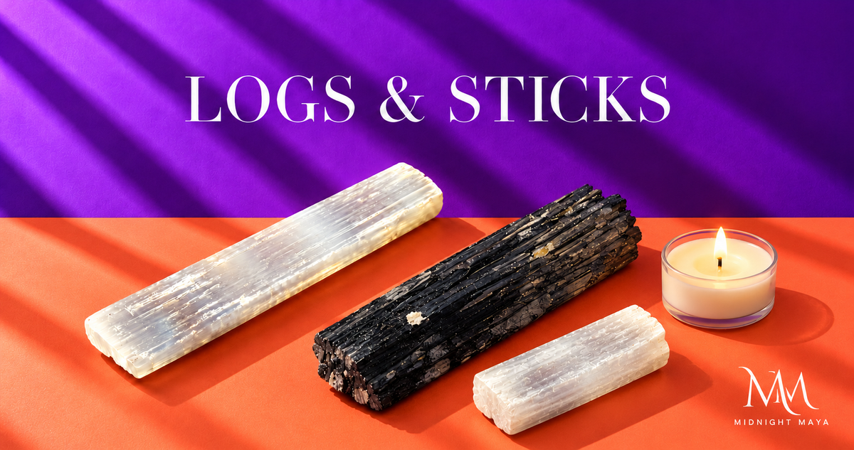 LOGS, STICKS, WANDS