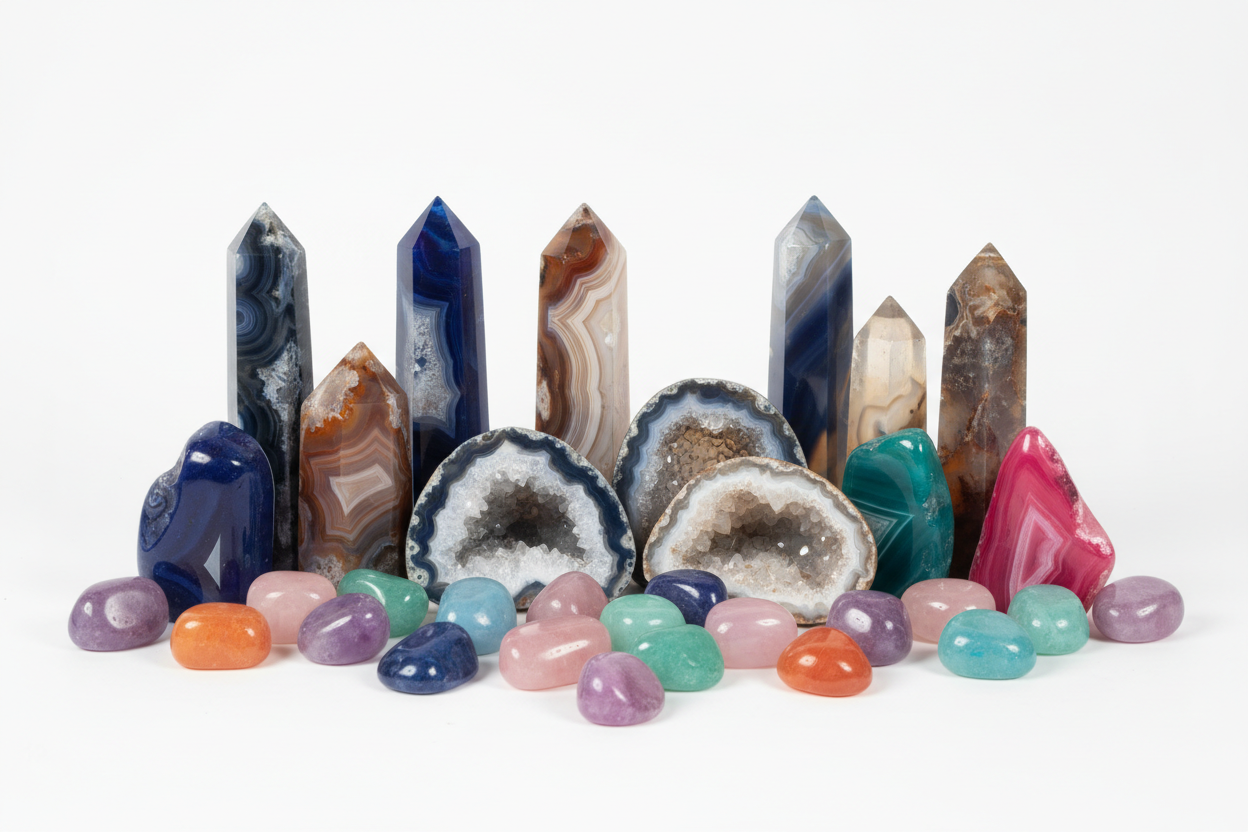 ALL AGATE CRYSTALS