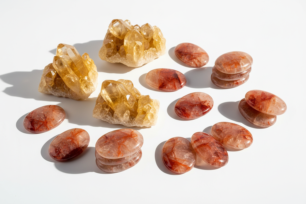 GOLDEN HEALER & FIRE QUARTZ