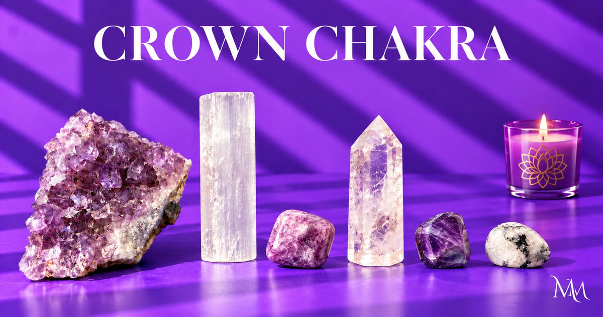 Crown Chakra crystal collection