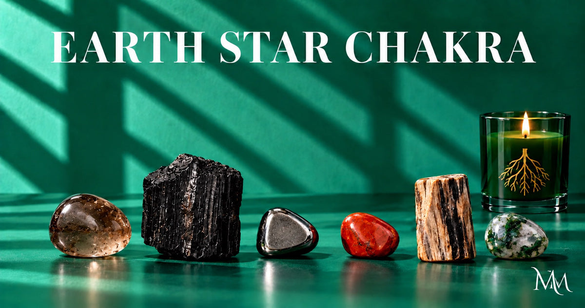 Earth Star Chakra crystal collection