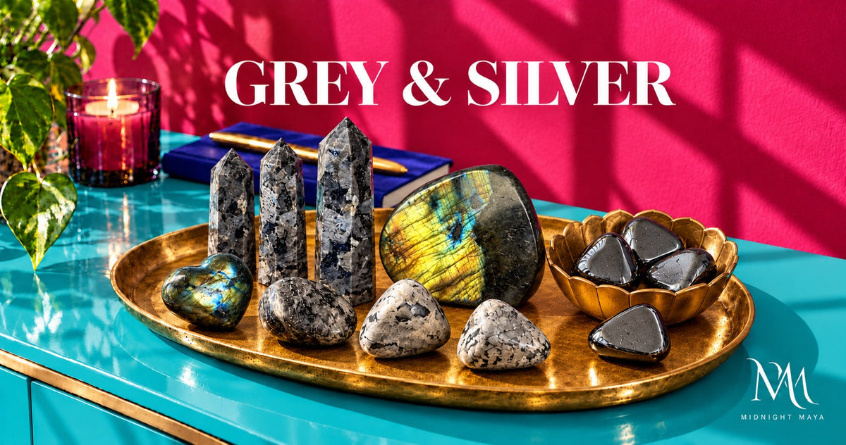 Grey & Silver Crystals