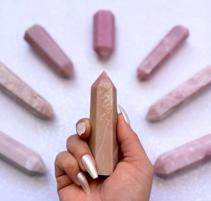 Peruvian Pink Opal Tower 99g #3