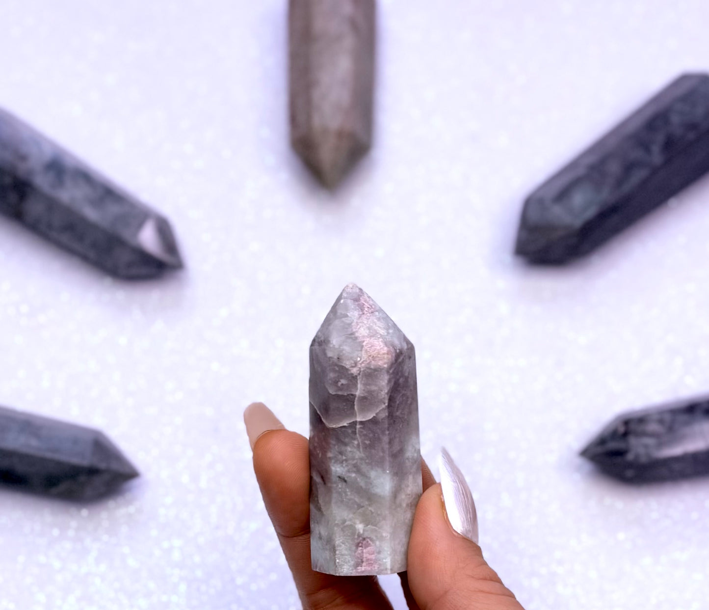 Pink Tourmaline Point Tower Generator #2