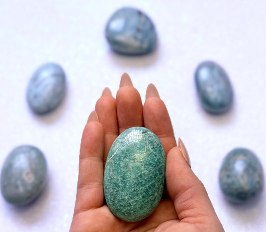 Amazonite Palm Stone #5