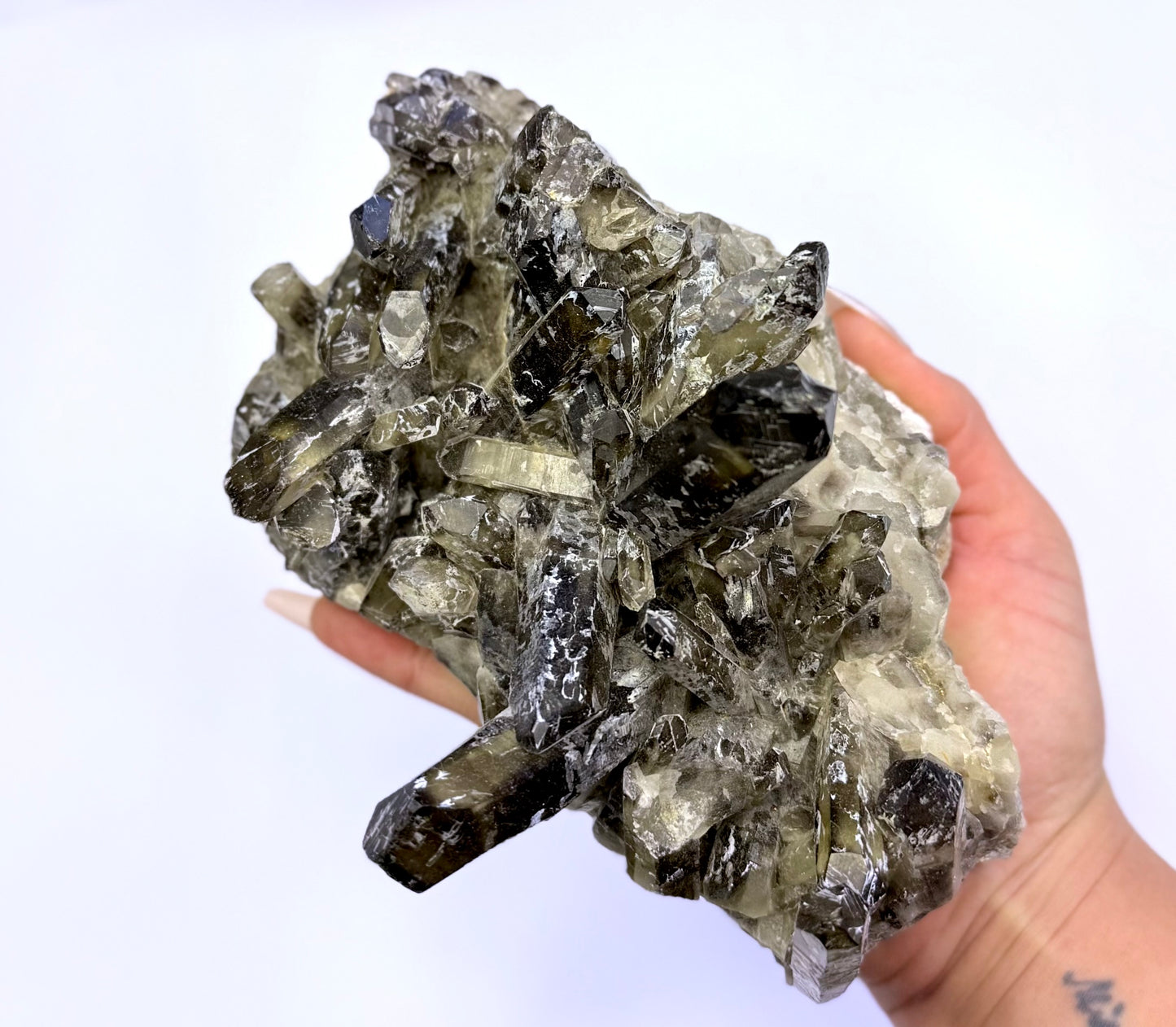 Smoky Quartz Irradiated Cluster 'Stanley' 0.987kg