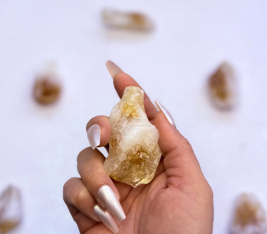 Citrine raw crystal for wealth prosperity abundance luck business entrepreneurs cashflow money  business owners