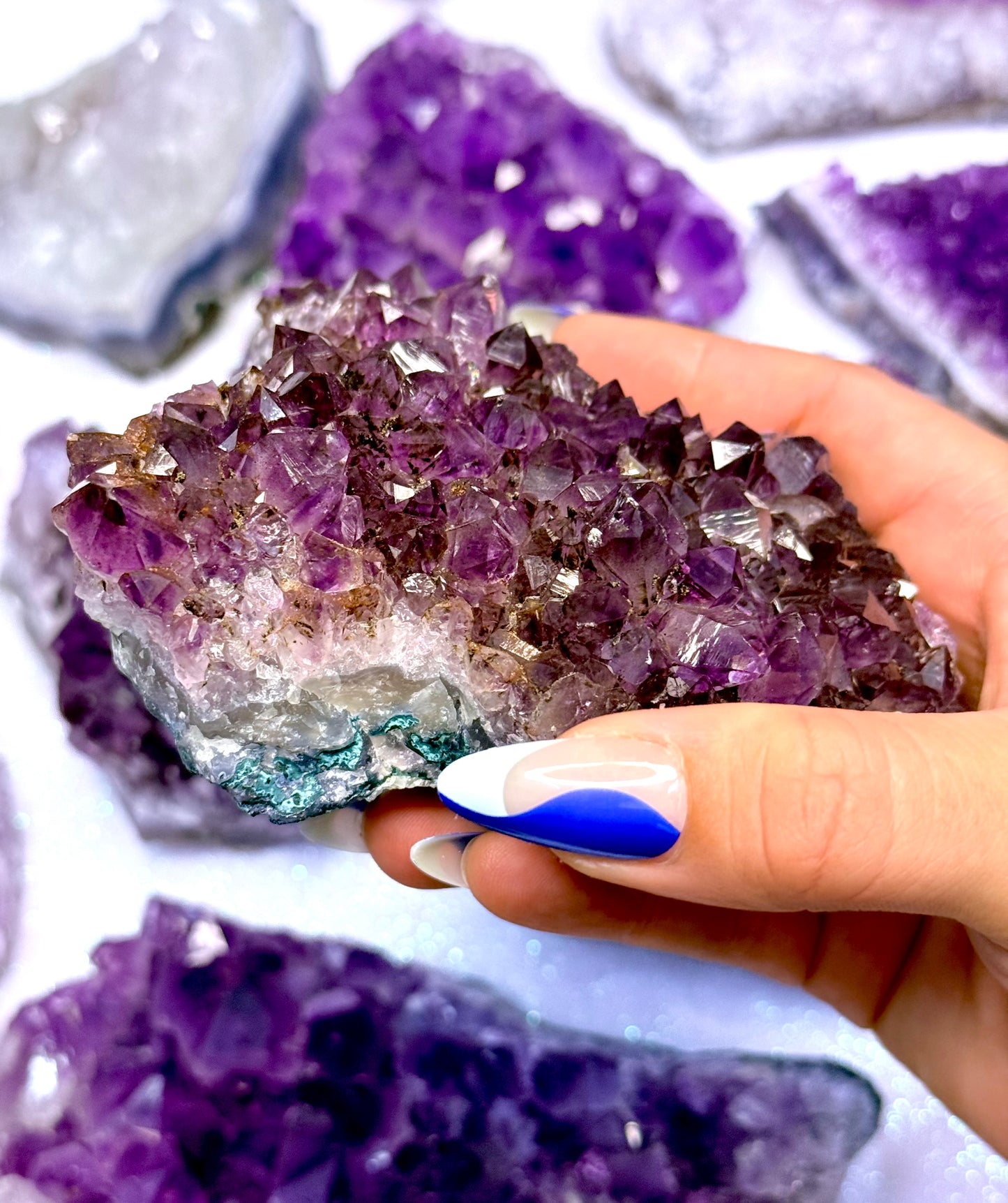 Amethyst Golden Healer Cluster 'Amanda' 0.568kg