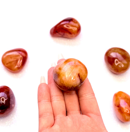 Carnelian Palm Stone #6 51g