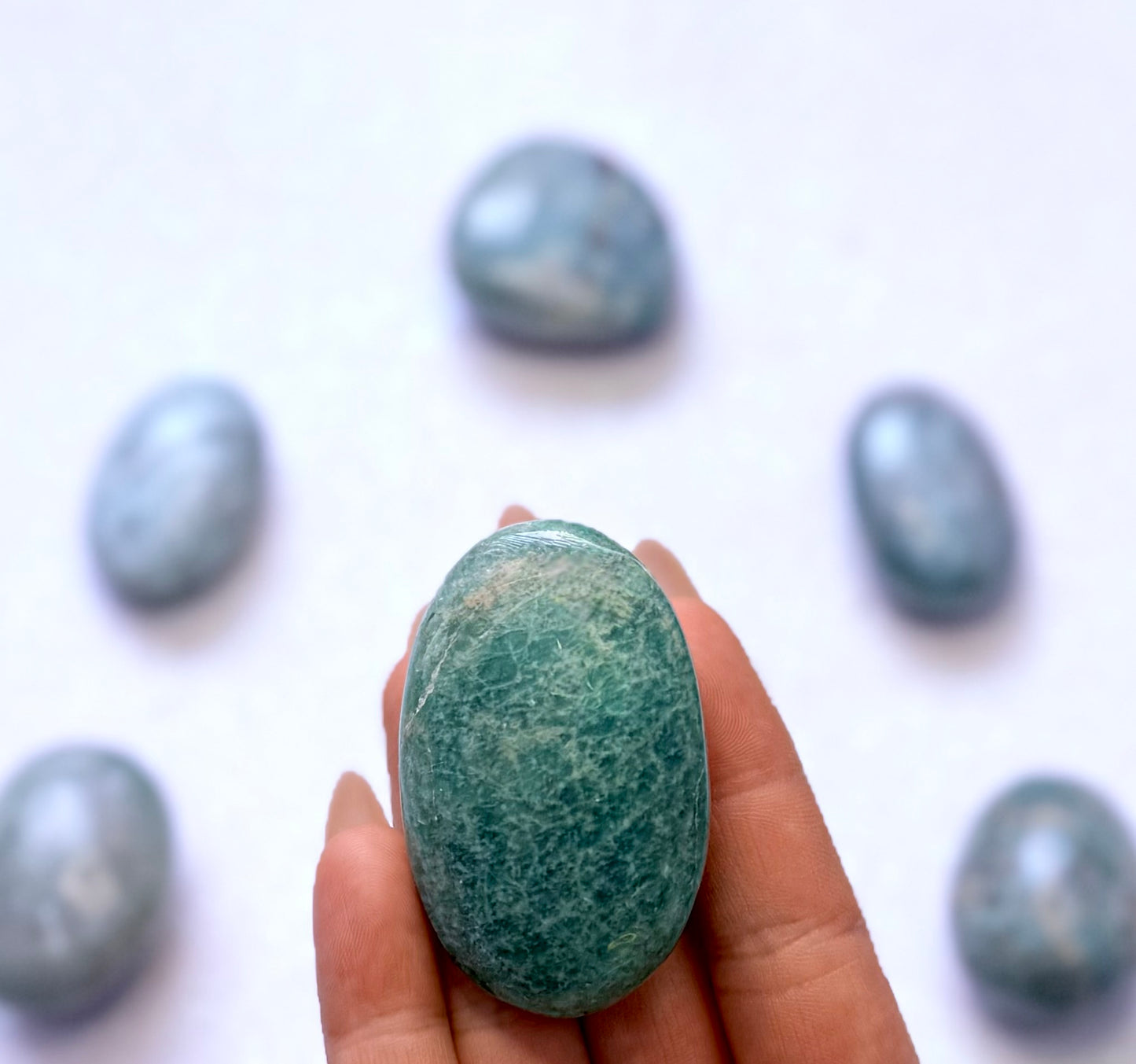 Amazonite Palm Stone #5