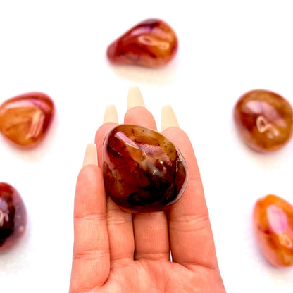 Carnelian Palm Stone #3 47g