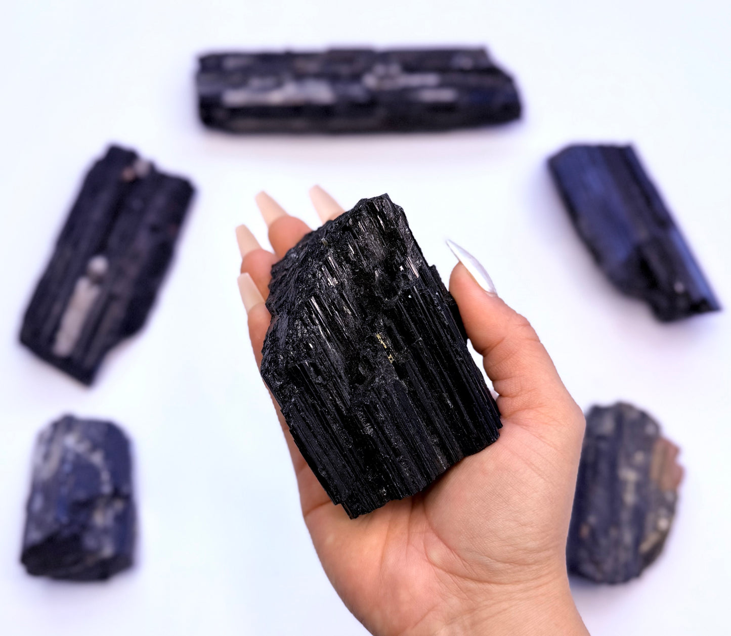 Black Tourmaline Raw 428g #3