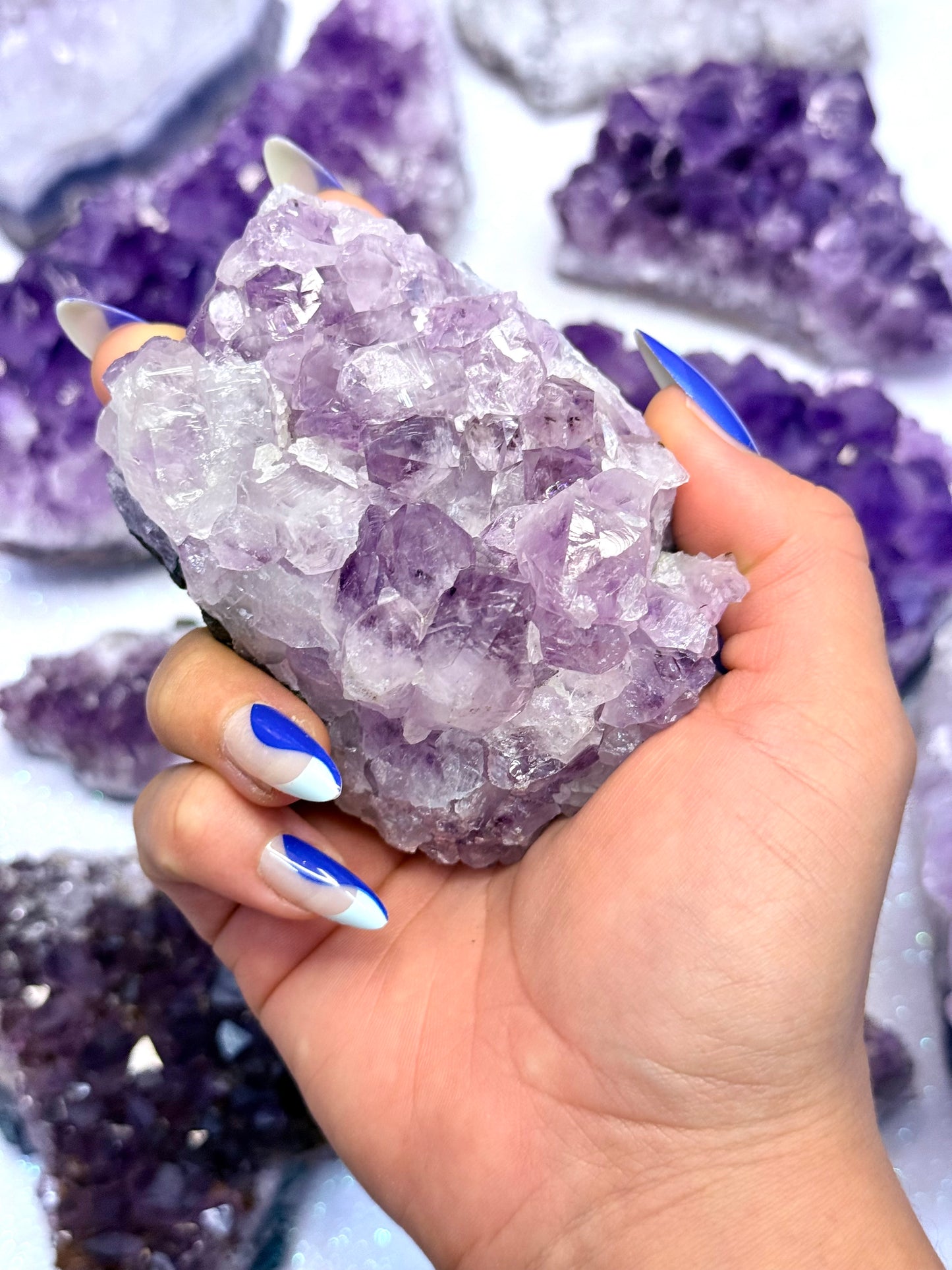 Amethyst Lavender Cluster ‘Astrid’ 287g