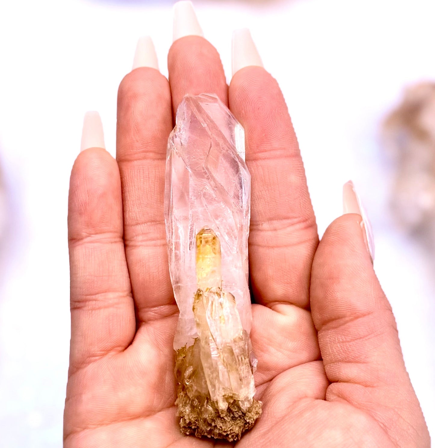 Himalayan Cathedral Clear Quartz Cluster “Halo” 40g