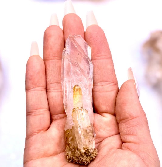Himalayan Cathedral Clear Quartz Cluster “Halo” 40g