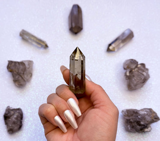 Smoky Quartz Point Generator Tower #1