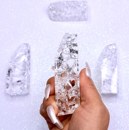 Crackle Quartz Freeform Tower 155g #2