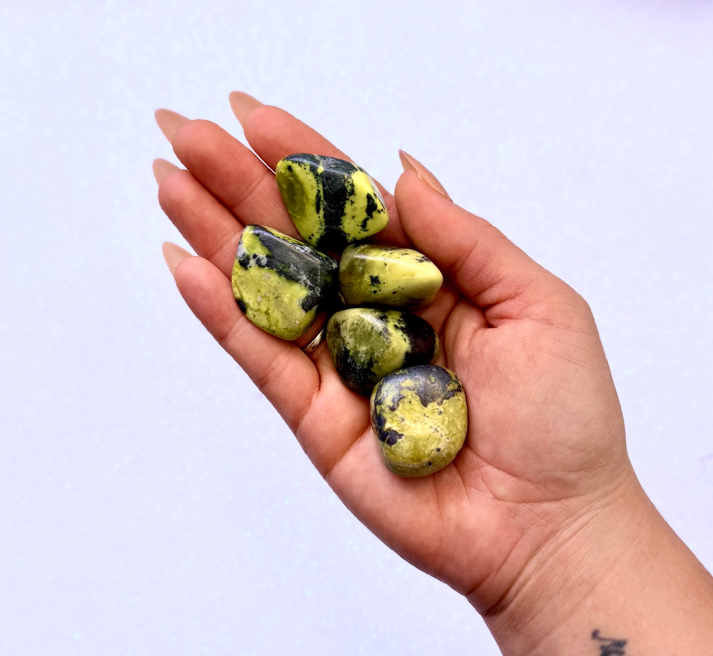 Yellow Howlite Tumble Stone from Australia- Large