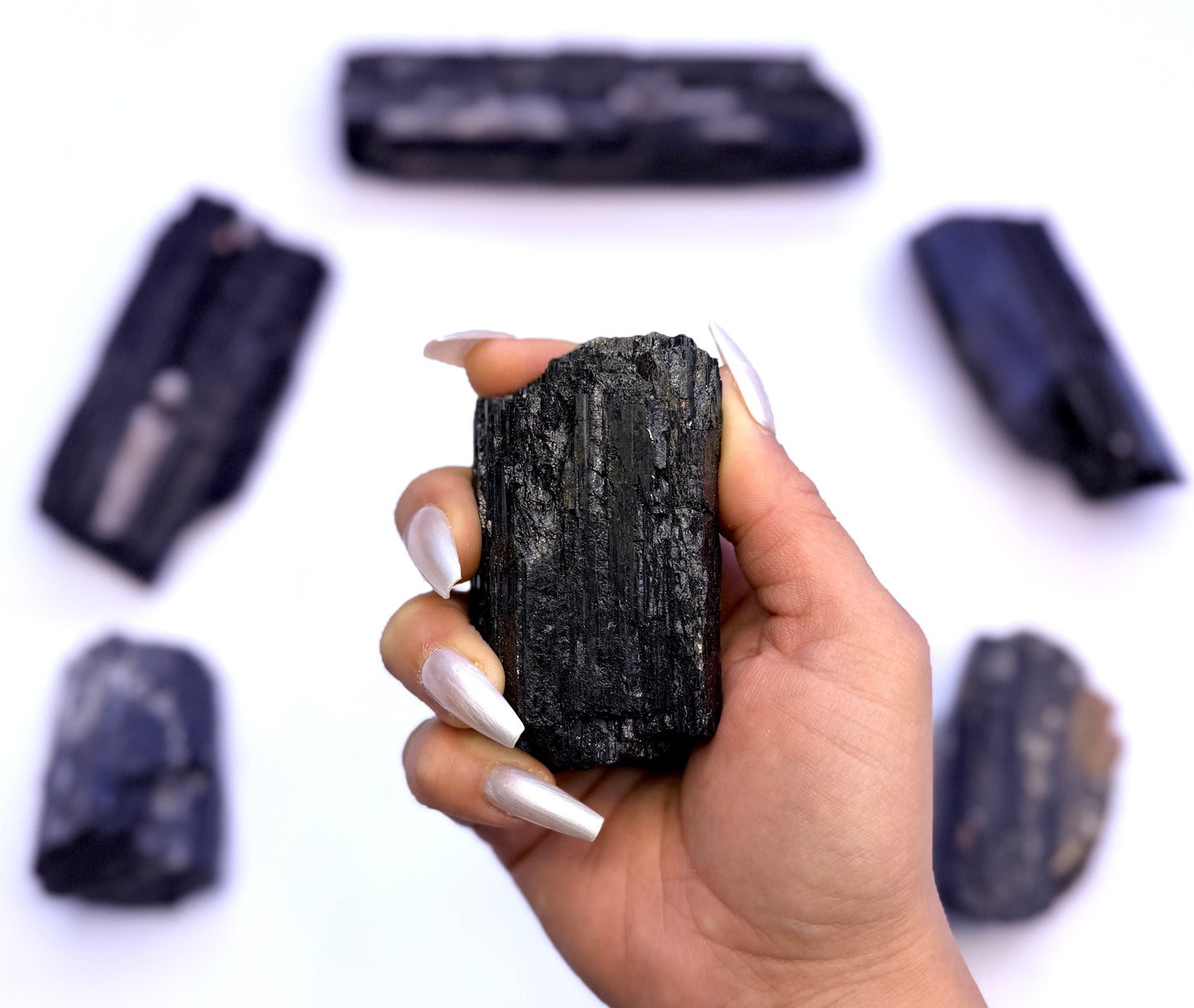 Black Tourmaline Raw 259g #6