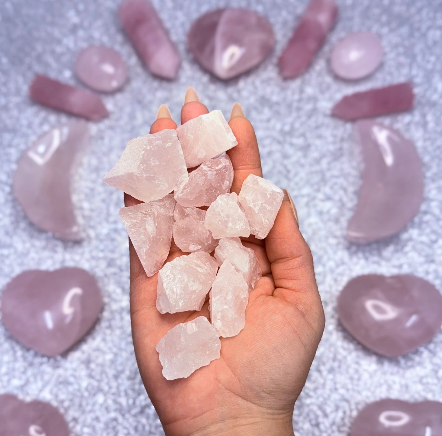Rose Quartz Raw Chunk - Small