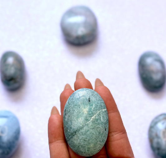 Amazonite Palm Stone #9