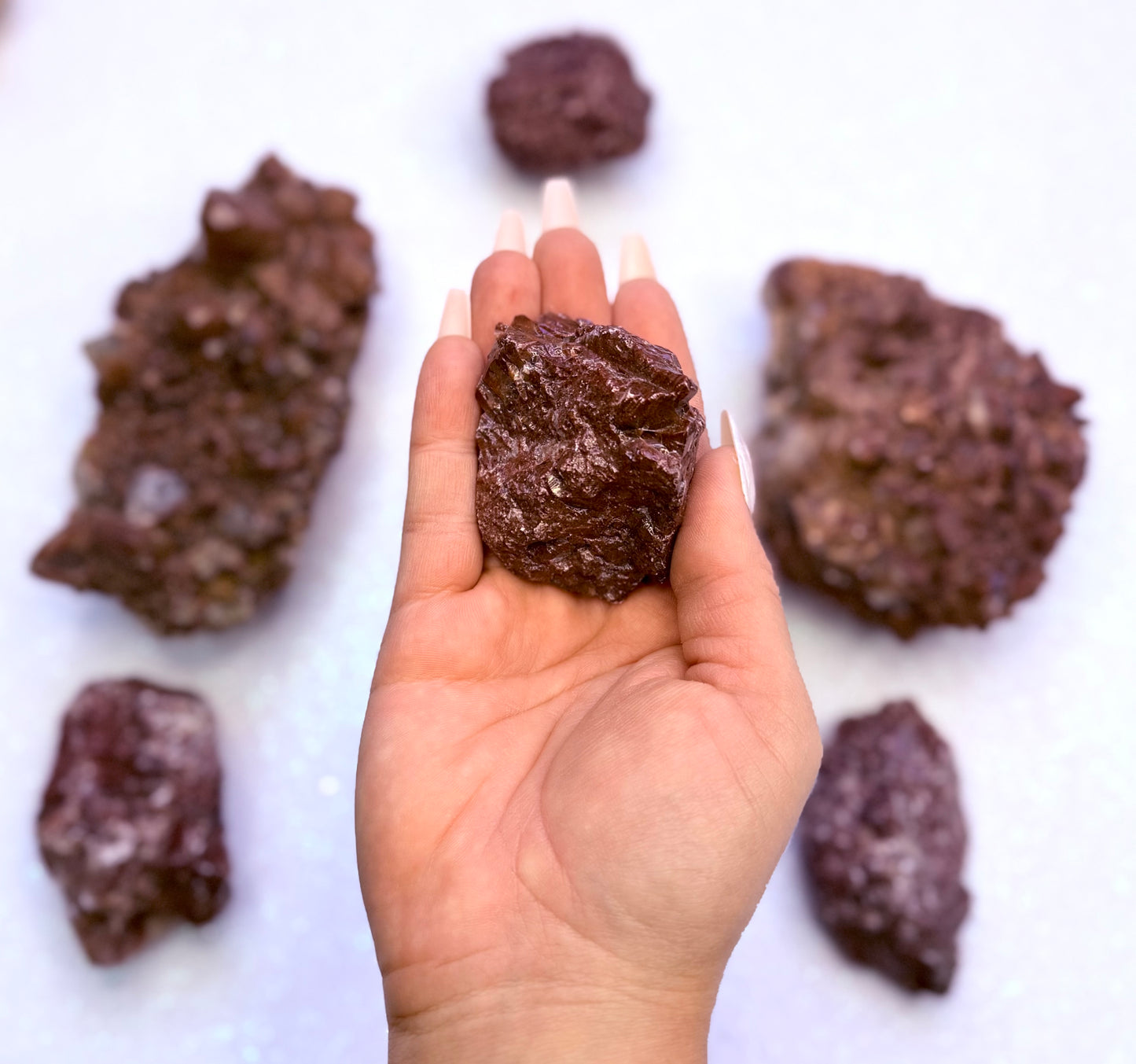 Red Calcite Raw From Mexico 86g #8