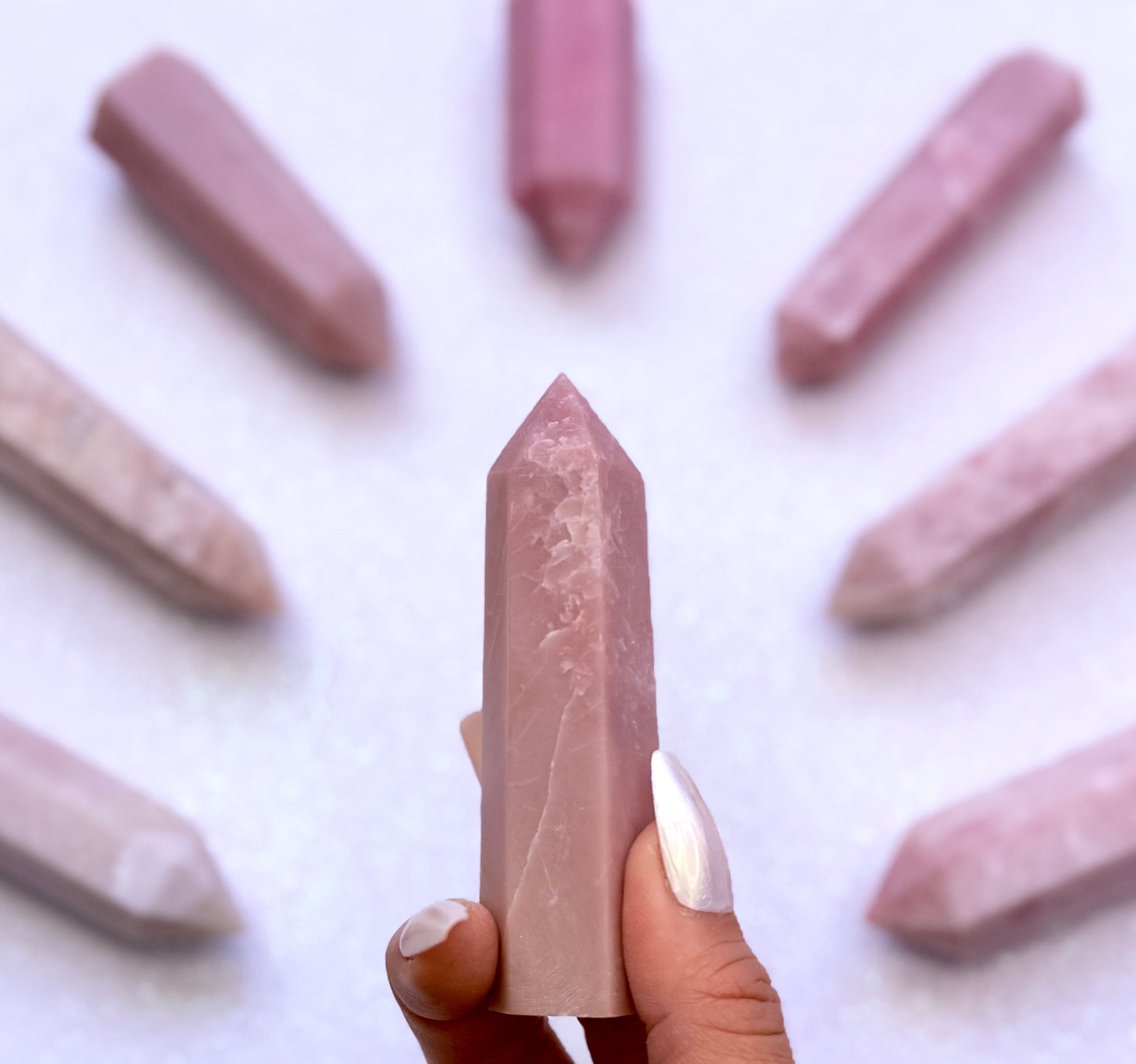 Peruvian Pink Opal Tower 99g #3