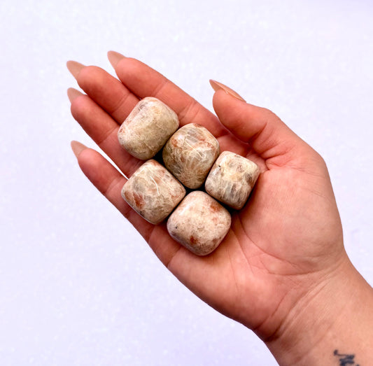 Sunstone Cube Tumble Stone Large