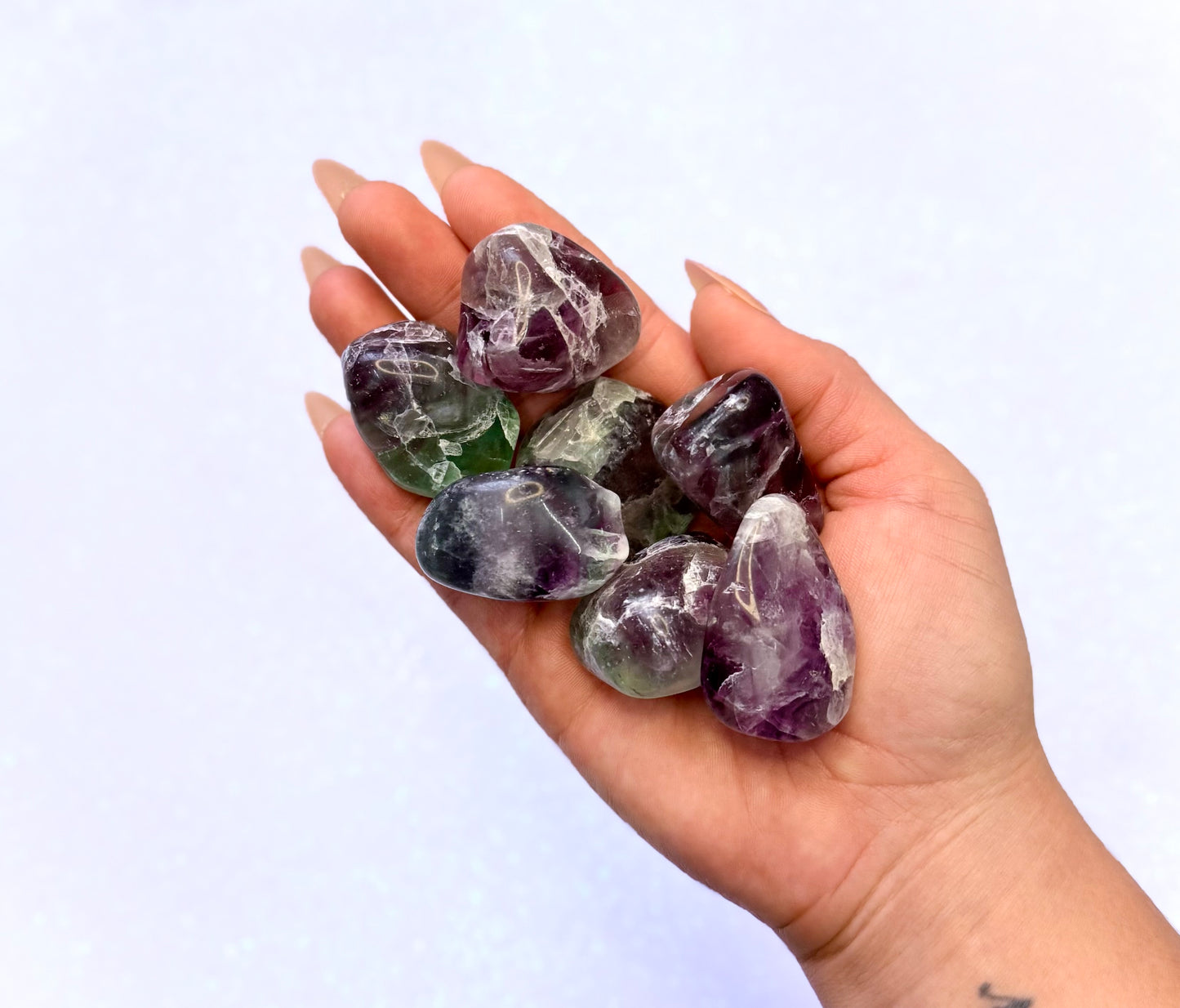 Rainbow Fluorite Tumble - Extra Large Size