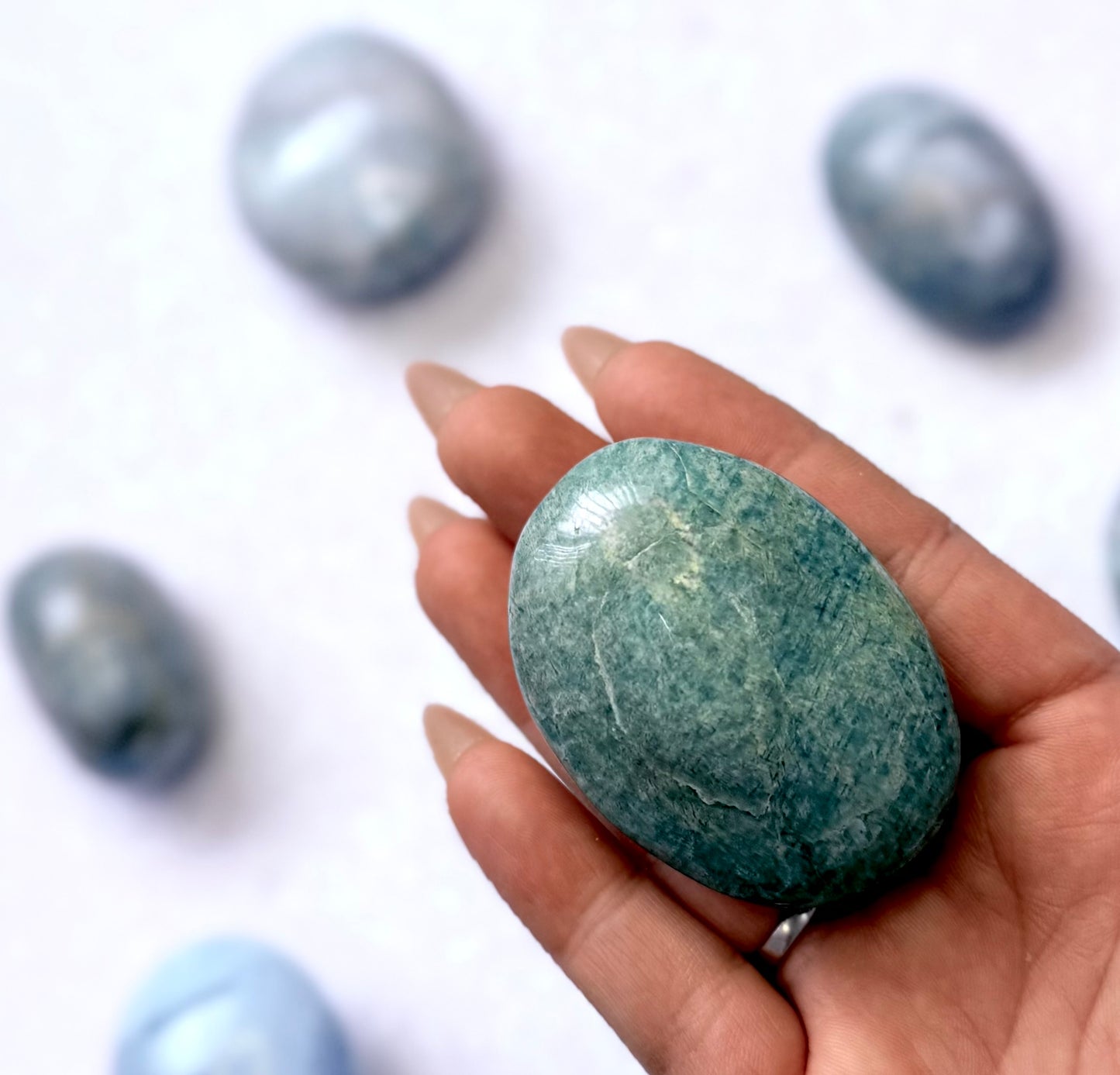 Amazonite Palm Stone #4