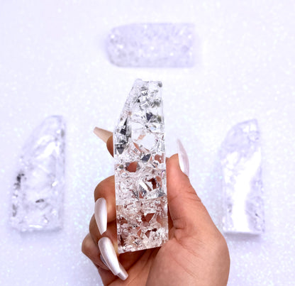 Crackle Quartz Freeform Tower 155g #1