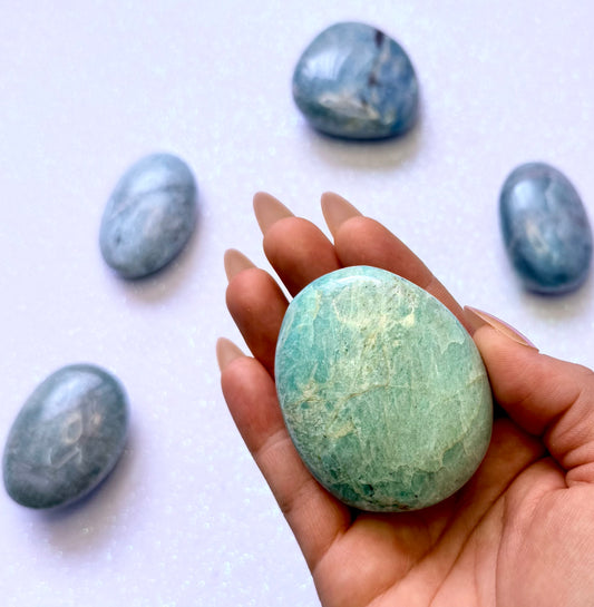 Amazonite Palm Stone #1