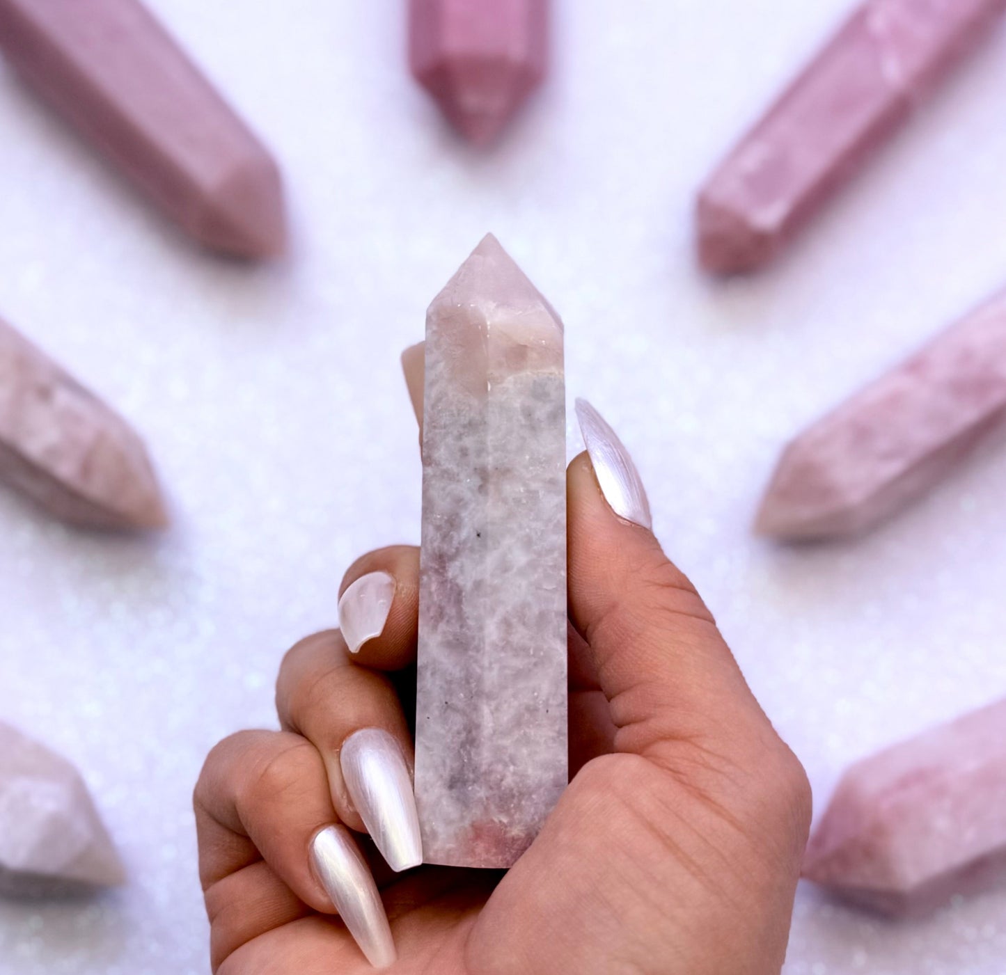 Peruvian Pink Opal Tower 117g #2