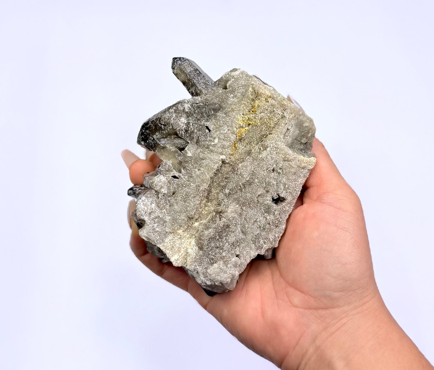 Smoky Quartz Irradiated Cluster 'Shiloh' 418g
